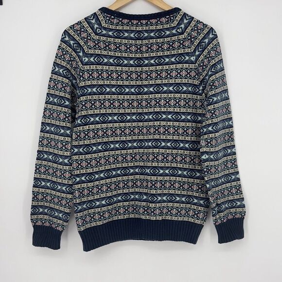 Shipmen Supply CPO Provisions Mens M Fair Isle Nordic Cotton Cosby 90’s Sweater - Picture 6 of 9